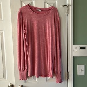 Large Amalli Talli Pink Long Sleeve Shirt